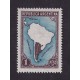 ARGENTINA 1935 GJ 791 ESTAMPILLA NUEVA MINT RAYOS RECTOS U$ 13